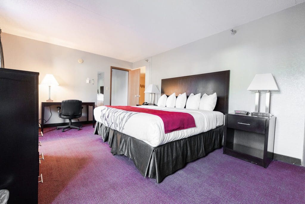 Non-Smoking Room with 1 king bed, sofa sleeper, seating room, kitchenette